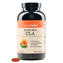 NatureWise CLA 1300 - 95% Aktywny kwas linooleinowy dla kobiet i mężczyzn, niestymulujący, Wspiera cele w zakresie masy ciała i sprawności - Non-GMO, Gluten Free - 180 Softgels [2- Month Supply]