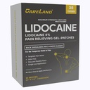 CARELAND 4% Lidokaina żel łata, 35 Hrabia Maksymalny ból siły łaty dla ulgi mięśniowej w szyi plecy kolana i łopatki niezapachowe Numbing Patch dla kojące nerwy, łączniki