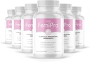 Femipro Bladder Control Supplements for Women & Men, Natural Herb & Probiotic Blend, Wspiera Urynary Tract Health & Microbiome Równowaga 124; Made in USA Non-GMO, 30 Kapsułki, 6 Miesiące Dostawy