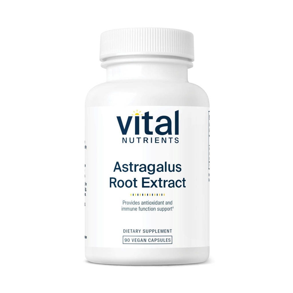 Vital Nutrigents - Astragalus Root Extract - Vegan Formula - Herbal Support for The Immune System - 90 Kapsułki wegetariańskie na butelkę - 300 mg