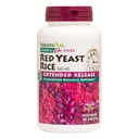 NaturesPlus Herbal Actives Red Yeast Rice, Rozszerzone wydanie - 600mg, 60 Vegan Tablets - Suplement ziołowy - Cholesterol Support - Wegetarianin, Gluten- Free - 60 Servings