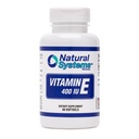 Witamina E 60 Softgels 400 j.m. według systemów naturalnych - Suplementy witaminy E Wsparcie systemu immunologicznego * - Witamina E Softgels Opieka skóry - Naturalna Witamina E Nie- Cukier, Niesztuczne aromaty lub środki konserwujące