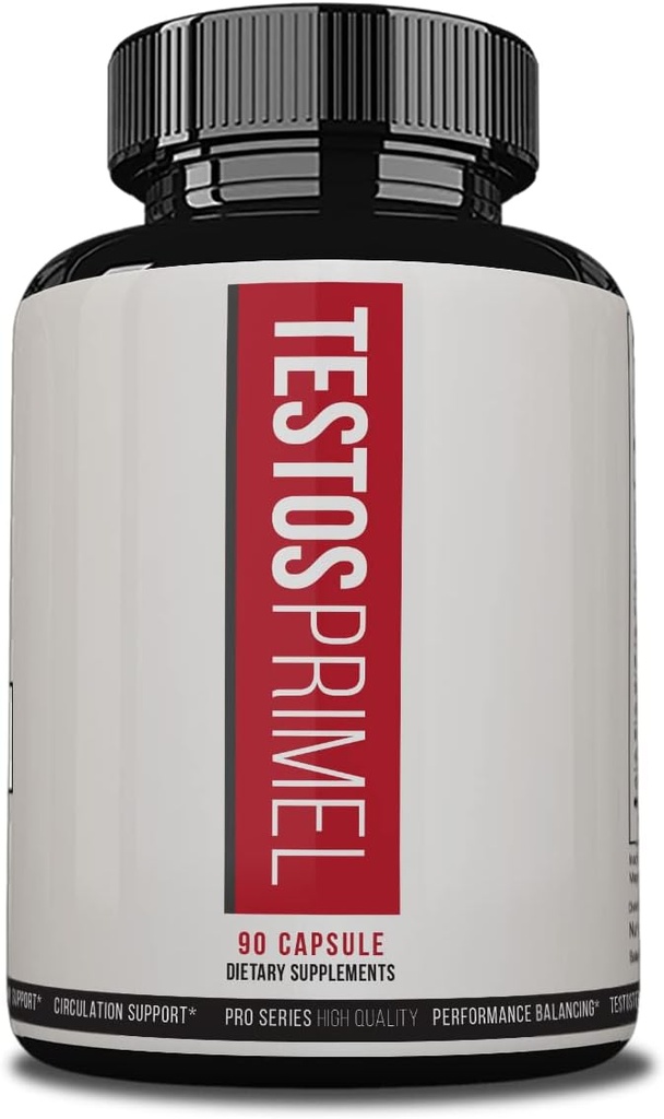 Testos Primel Advanced Formuła, Testo Prime Pigułki, TestoPrime Suplementy dietetyczne, 90 Kapsułki warzyw, 1 Dostawa miesiąc