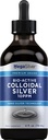 Piping Rock Colloidal Silver Liquid Drops 124; 10 ppm Silver Drops 124; 4 oz 124; Bio Active Premium Grade 124; Nano Silver Technology 124; Non- GMO, Gluten Free