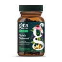 Gaia Herbs Quick Defense - szybko działający suplement wsparcia immunologicznego * - Echinacea, Black Elderberry, Ginger & Andrographis - 20 Vegan Liquid Phyto- Capsules (2- Day Supply)