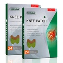 Ziołowe Knee Patch - 48 szt. Samogrzejne systemy grzewcze dla Joint Ease & Muscle Relaxation - 12-godzinna papka ciepła dla Knee Relief, Wsparcie bólu i Comfort