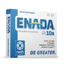 ENADA 10X NADH Suplement z szybko działającą formułą dla aktywnego stylu życia 124; Natural Energy Booster Great for Jet Lag, Athletic Performance & Studying Bird124; Poprawia Stamina i Mental Clarity 124; 30 Lozenge