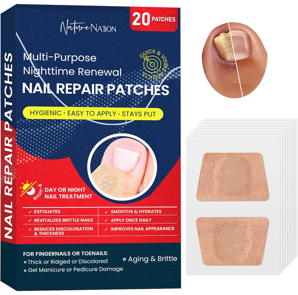 Wielozadaniowe łaty paznokci grzyba, Leczenie paznokci grzyba paznokci, Ingrown Toenail Treatment, Toe Grzyb paznokci Leczenie dodatkową siłę, Nocne Łaty paznokci grzyba