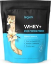 LEGION Serwatka + Izolat z serwatki z krów karmionych trawą - Izolat z białka serwatki w proszku niskokalorycznym, niezmodyfikowany genetycznie, wolny od cukru, Laktoza i Gluten, Naturalny proszek z białka dla mężczyzn i kobiet (15 Sług)