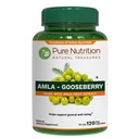 Ekstrakt Pure Nutrition Amla 1000mg. (odpowiednik 8000mg Amla Fruit Powder) Nie GMO 124; 120 Czapki Veg.