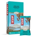 CLIF BARS - Energy Bars - Cool Mint Chocolate - With Caffeine - Made with Organic Oats - Plant Based Food - Vegetarian - Kosher (2.4 Ounce Protein Bars, 12 Count) Packaging May Vary