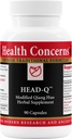 Zdrowie Obawy Head- Q - Herbal Supplement for Tension & Sinus Headache Support - Qiang Huo Chiński Herbal Formuła z Magnolia, Chaste Tree, Turmeric - Wsparcie cyrkulacji - 90 Kapsułki