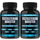 Dr. Emy 's (2 Pack Testosteron Booster - Tongkat Ali Fadogia Agrestis Nitric Oxide Ashwagandha Suplement dla mężczyzn z L Arginine Citruline Fenugreek - Turkesterone Pre Workout Pompa (120 kapsułki)