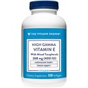 Wysoka witamina Gamma E - wspomaga zdrowie immunologiczne i sercowo- naczyniowe - 400 j.m. (120 Softgeli)