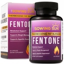 Fentone Thermogenic Fat Burner Energy Booster, Appetite Suppressant, Klinicznie zbadane utrata masy ciała, Fat Burning, Fenyletyloamina HCl, L - Karnityna, Ketones - 60 Diet Pills (1)