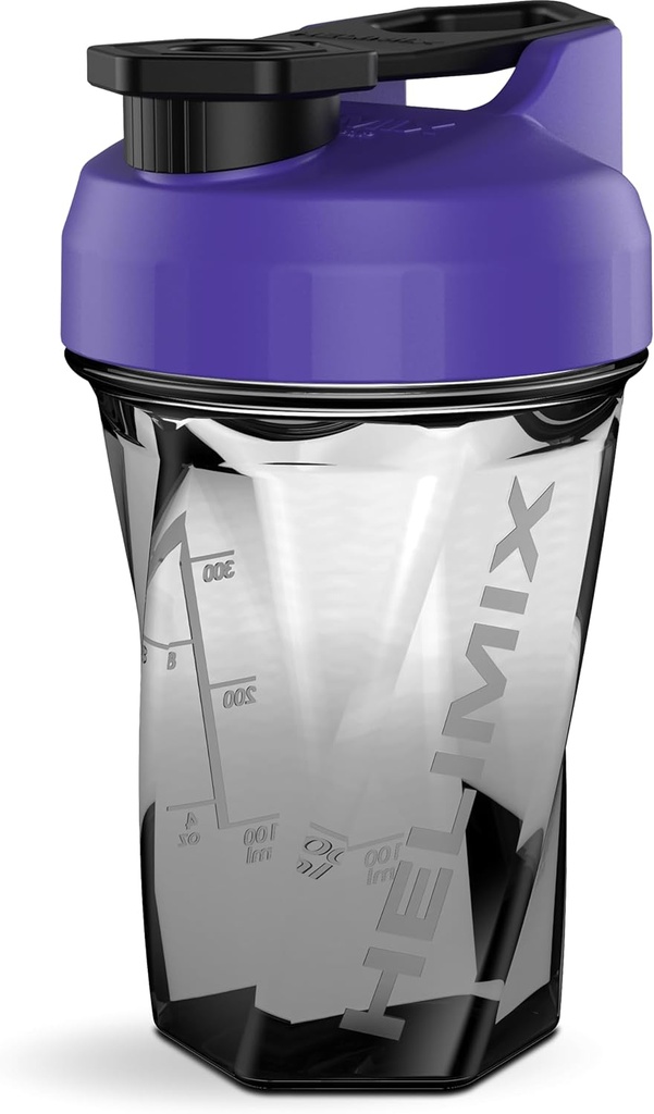 HELIMIX 1.5 Blender Blender Butelka shaker trzyma do 20oz 124; No Blending Ball lub Whisk Between 124; USA Made 124; Przenośne pre Workout Serwatka Protein Shaker Cup 124; Mixes Cocktails Smoothies Shakes 124; Top Rack Safe
