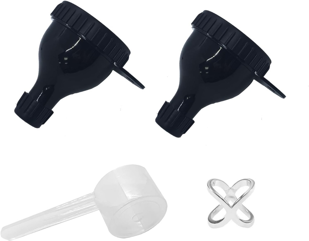 2Pack pojemnik z proszkiem proteinowym, aby przejść Przenośne Suplement Jałki z shaker butelki kulki i łyżeczka Przenośny pojemnik rozpylacz do fitness i podróży na-suplement przechowywania i napełniania Rozwiązanie