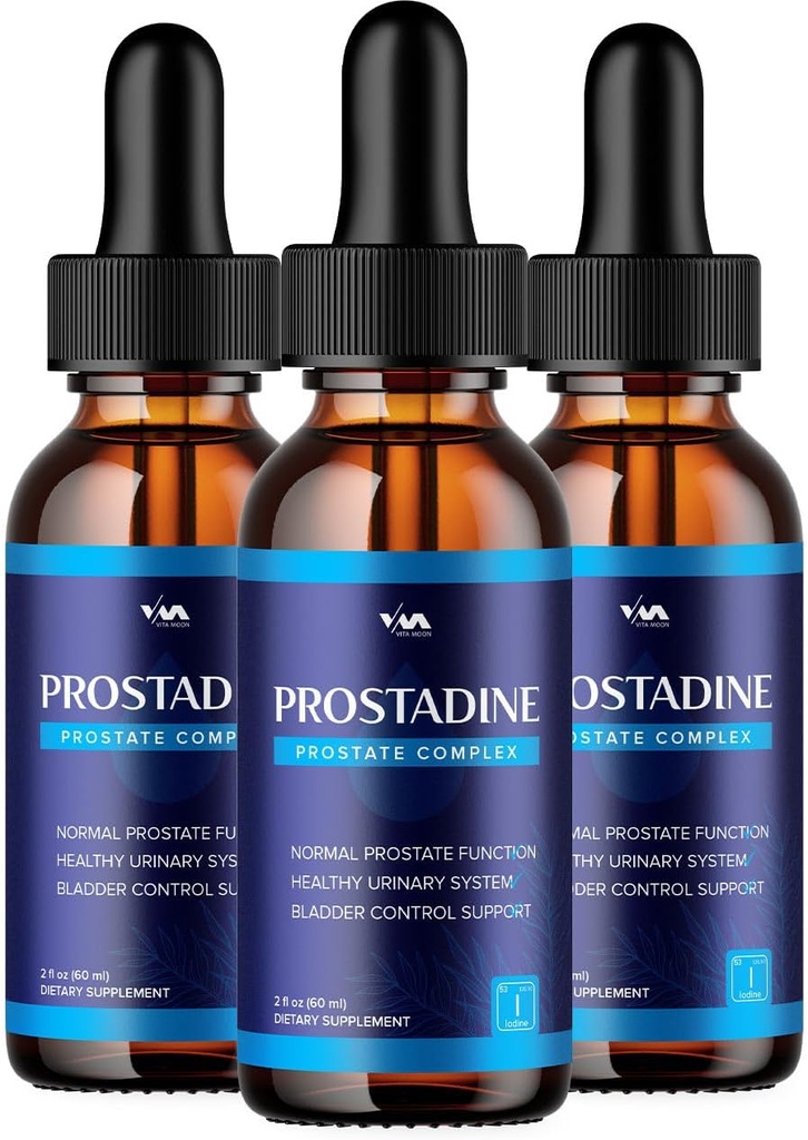 Prostadine Drops for Prostate Health - Prostadine Bledder & Urnation Support, Maksymalna moc, 2024 Ulepszona formuła, 3 - Miesiąc dostaw