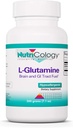 Nutricology L- glutamina proszek - Gut Health for Men & Wolny acid Amino, Pure, suplement 4,7 g - 7.1 Ounce