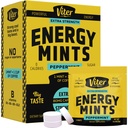 Mieszanki kofeiny Viter Energy 80mg Extra Strength - 90 kawałków kofeiny z witaminami B. Sugar Free Vegan Breath Mint. Energize Nootropic Focus Booster for Fast Alertness (Peppermint Flavor, 30 Pack)