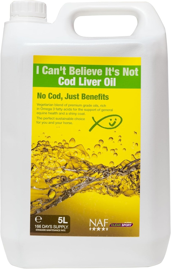 Nie mogę uwierzyć, że to nie Cog Liver Oil, suplement diety dla koni, NAF, 5L