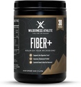 Wilderness Athlete Fiber + Athlete 124; Rozpuszczalny i nierozpuszczalny suplement do włókien dla kobiet i mężczyzn - Prebiotyczny proszek włóknisty do żywienia niemowląt - Codzienna mieszanka napojów - Proszek dietetyczny niearomatyzowany