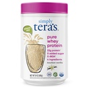 po prostu Tera 's Pure Whey Protein Powder - Grass Fed Vanilla Serwatka Protein Powder, Czysty, Made Without Sztuczne Sweeteners, Non-GMO, Kosher, rBGH- Free, Soy- Free - 24 Oz.