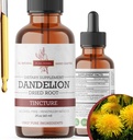 Dandelion Root Tincture 2 oz - Ekstrakt ziołowy wolny od alkoholu - 670 mg na jedną porcję - Glycerin-Based, Wegan, Non-GMO, No Added Sugar - Dandelion Drops Liquid Supplement