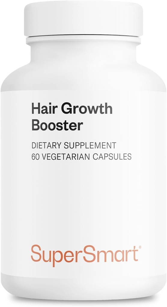 Supersmart - Booster wzrostu włosów 160mg na dzień (Suplement do produktu leczniczego Lestria) - Biotin 40x Więcej rozpuszczalnych 124; Non-GMO & Gluten Free - 60 Kapsułki wegetariańskie