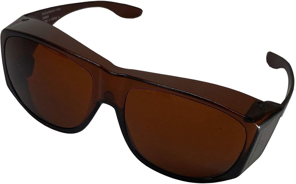Solar Shield Fits- Okulary przeciwsłoneczne, SS Poliwęglan II Amber, Unisex, okulary przeciwsłoneczne