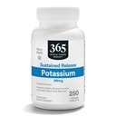 365 by Whole Foods Market, Trwałe uwalnianie potasu 99mg, Wegan, 250 Tablets