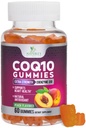 CoQ10 Gummies 100mg - 3X Siła, Wysoka Absorpcja, Suplement przeciwutleniający do wsparcia zdrowia serca i produkcji energii, Ultra Koenzym Q10 Witaminy, Coq 10 Suplementy, Non-GMO - 60 Gummies CoQ10