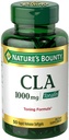 Nature 's Bounty Tonalin Pills and Dietetic Supplement, Diet and Body Support, 1000 mg, 50 Softgels szybkiego uwalniania