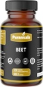 Buraki Premium 320 Kapsułki Dodawanie tlenku azotu 124; Suplement ziołowy 124; 900 mg na Podawanie 124; Wyprodukowany ze 100% czystego proszku buraczanego (Beta Vulgaris)