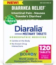 Boiron Diaralia Tablets for Diarrhea Relief, Gaz, wzdęcia, Ból jelit i Biegunka Travlera - 120 Count (2 opakowania po 60)