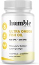 Humble Ultra Omega - Supplement oleju rybiego o wysokiej wytrzymałości 124; Podwójne stężenie DHA & EPA