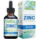 Organic Liquid Zinc Drops Supplement with Chelated Picolinate and Bisglycinate, Vegan
