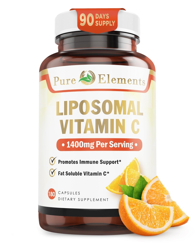 Liposomalna witamina C Suplement diety, Kapsułki Nie GMO, Soy Free, Gluten Free