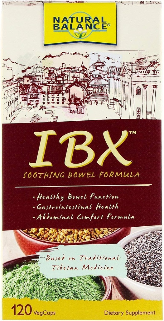 Natural Balance IBX Soothing Bovel Formula, 120 Vega Caps