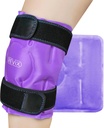 REVIX Zestaw Ice Knee dla urazów wielokrotnego użytku, żel Ice Wrap z Cold Compress Therapy dla opuchlizny, siniaków, urazów, zapalenia stawów, hands- Free aplikacji