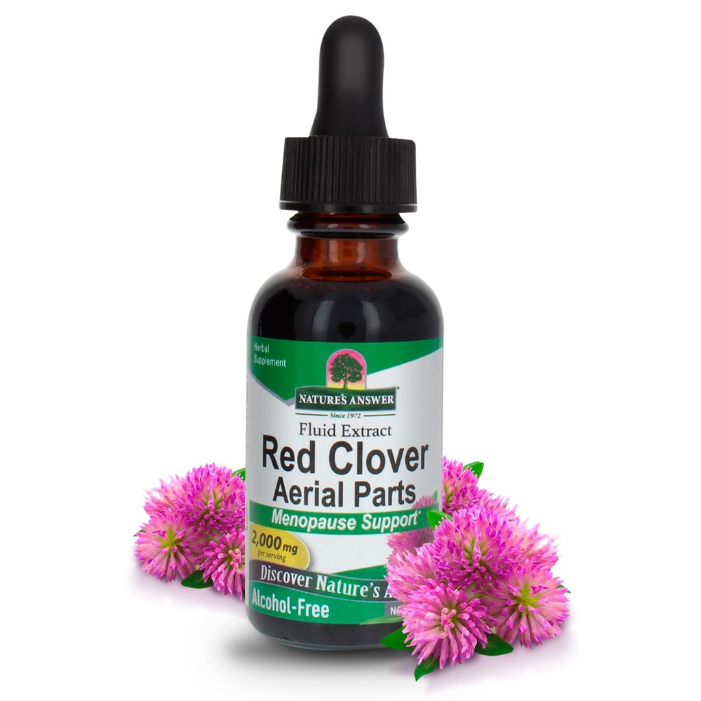 Natural 's Response Red Clover Extract Supplement Alcohol Free 1 Oz (Pack of 4) Oz 124; Natural Mood Support Agreement 124; Hormon Balance for Women Agreement 124; Menopauzalne Support