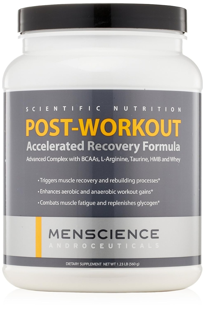 MenScience Post- Workout Przyspieszona Formuła Odzyskiwania Mięśnie, 1.23 lb.