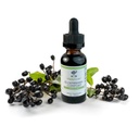Organic Elderberry Tincture - Ekstrakt Elderberry - Płynne krople Elderberry, Wsparcie immunologiczne, Wsparcie dla układu oddechowego i obrony, 1oz - Ziggy Health