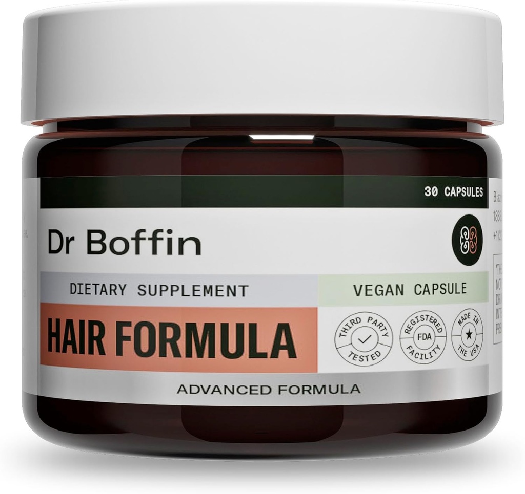 Formuła włosów dla mężczyzn i kobiet 23- in-1 - Potient Supplement for szybszy wzrost włosów i grubość z Biotin 6000 µg - Witamina i Herbal Advanced Formuła - Tylko jedna kapsułka dziennie (30- DZIEŃ DOSTAWY)