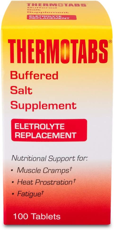 THERMOTABS Suplement soli Buforowane tabletki 100 Tabletki (Opakowanie po 2)