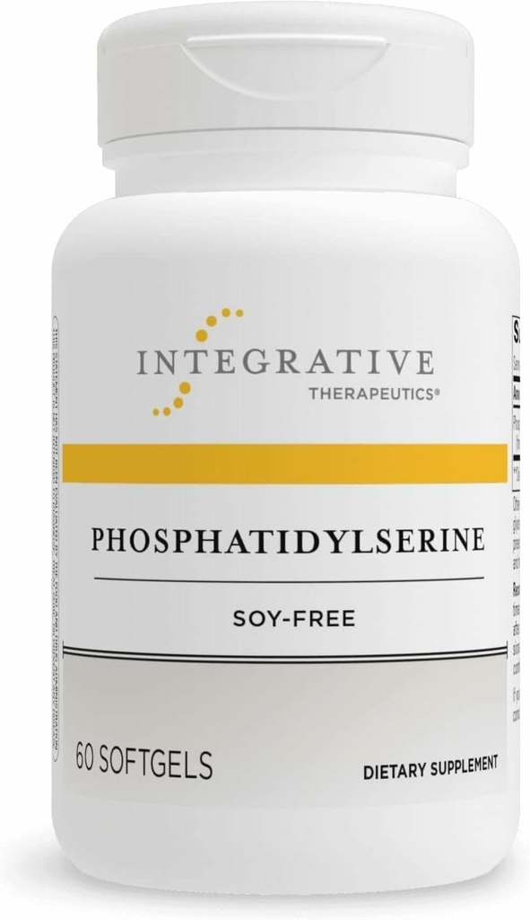 Interaktywna terapia Fosfatydyloseryna - Suplement Wspomaganie funkcji mózgu * - Wspomaga zdrową reakcję na stres * - Gluten- Free, Soy- Free & Dairy - 60 Softgels (60 Servings)