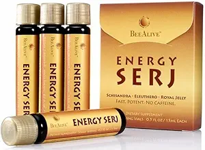 ENERGIA SERJ ze Schisandrą, Eleuthero i Royal Jelly for No Cafeline Energy Boost