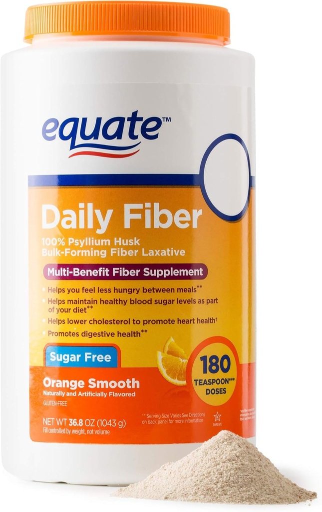 Równowaga - Fiber Therapy, gładka tekstura, Pomarańczowy aromat, Proszek, 36,8 oz, Cukier wolny 180 Dawki