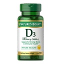 Nature 's Bounty Witamina D3 5000 IU Softgels, Szybkie uwolnienie, Wsparcie immunologiczne, Suplementy witaminy D, 150 Ct