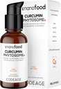 Kodeage Kurkumina Liposomalna Phytosome Liquid Supplement, Kurkumina Kurkumina Kurkumina Wegańska Krople, Curcumina na bazie plantacji Curcuma Longa Dropper, Curcumina, Sunflower Phosfolipid, Cugar- Free, Citrus Flavor, 2 fl oz